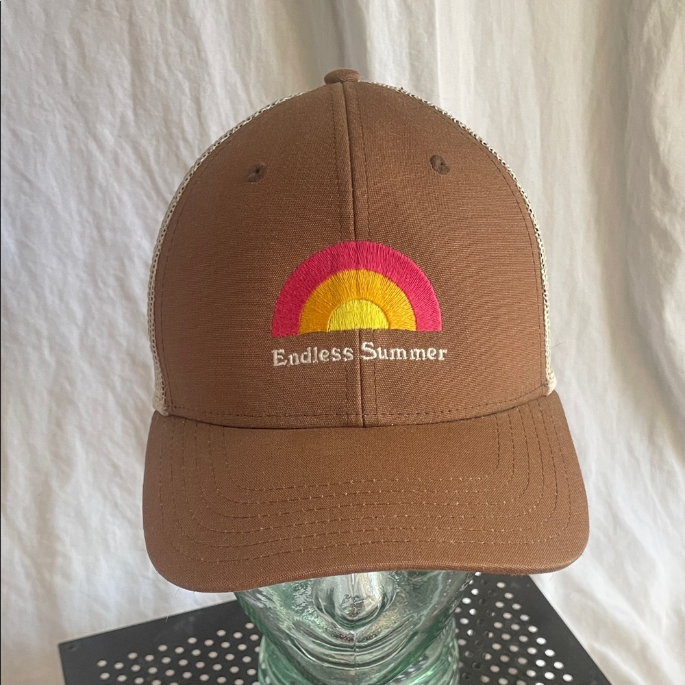 Outerknown Tan Mesh Trucker Hat